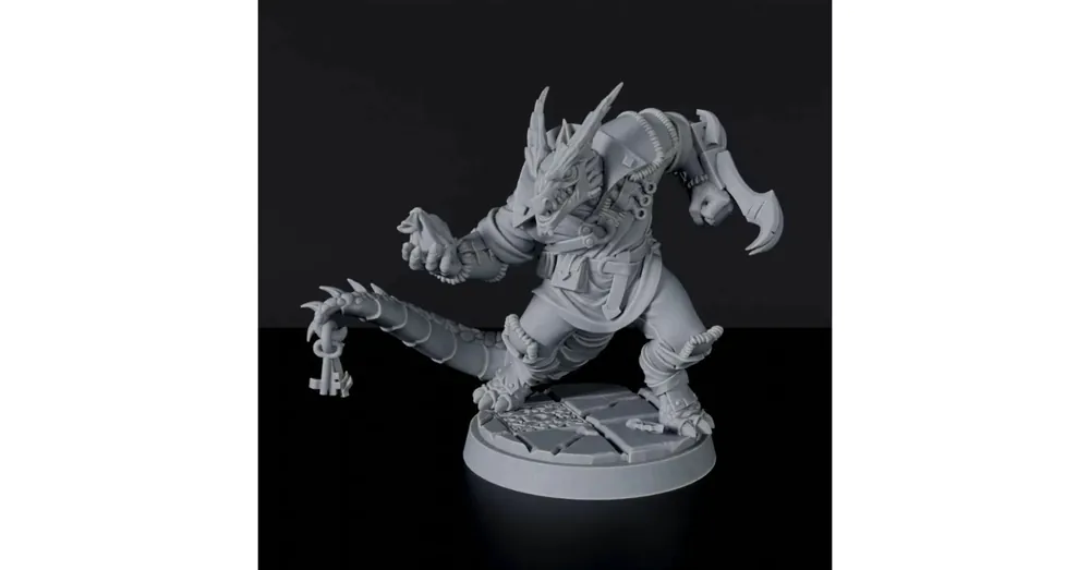 Népszerű Titan Forge Miniatures Dragonborn Male Rogue ver 1