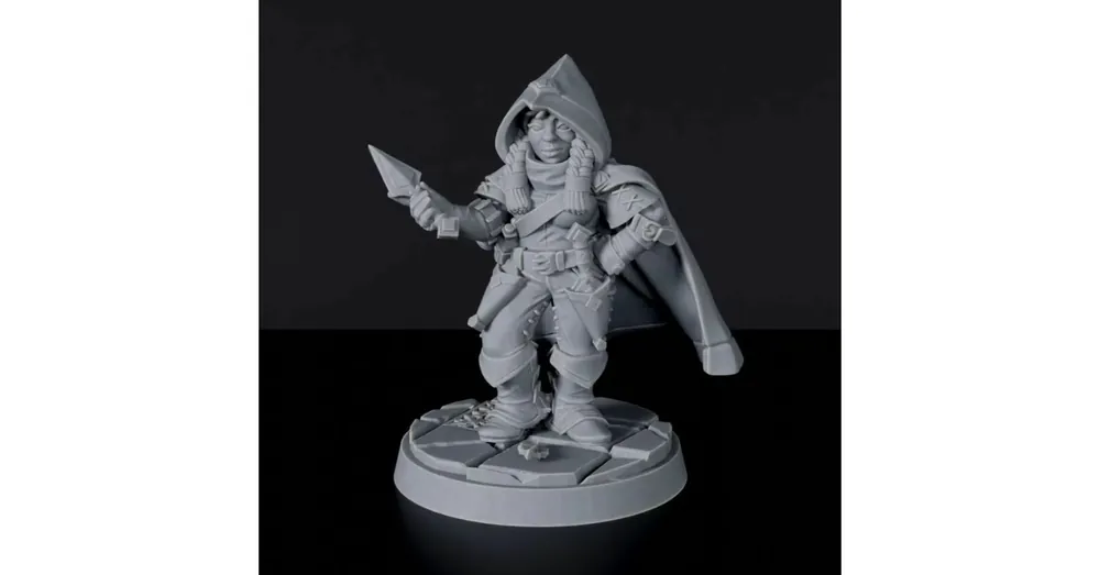 Titan Forge Miniatures Dwarf Female Rogue Biztonságos fizetés