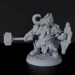 Expressz szállítás Titan Forge Miniatures Dwarf Male Fighter ver 3