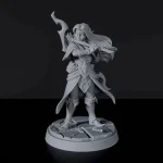 Titan Forge Miniatures Elf Female Bard ver 1 Vásárlói kedvenc