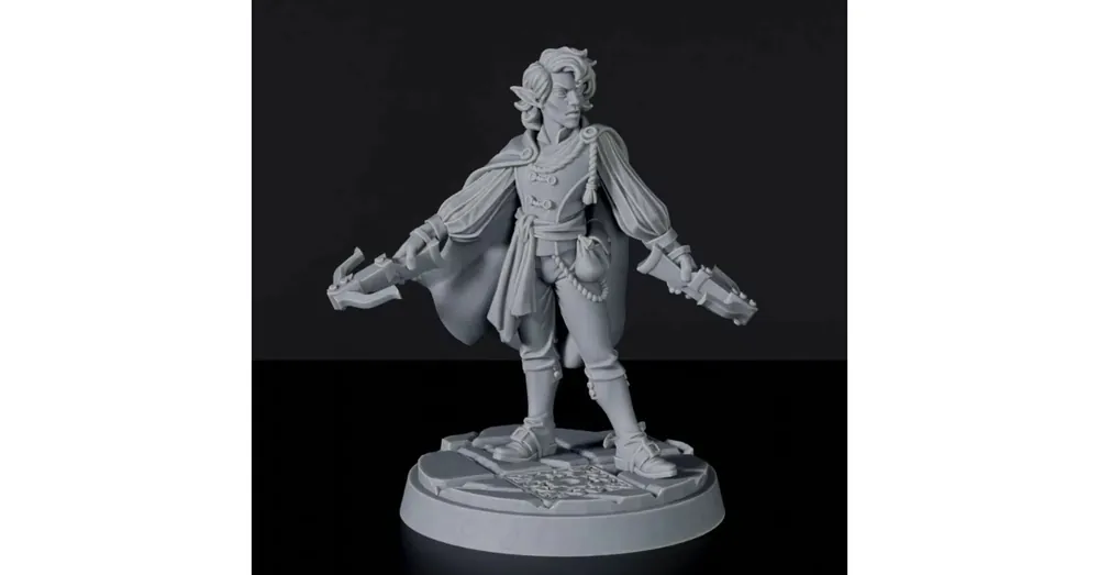 Titan Forge Miniatures Elf Male Aristocrat ver 2 Árcsökkenés