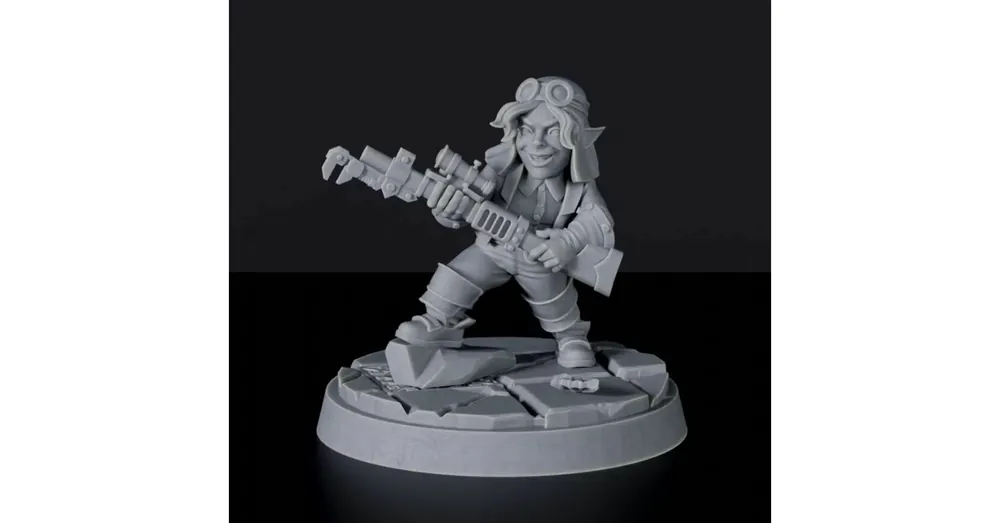 Titan Forge Miniatures Gnome Female Artificer Legjobb ár