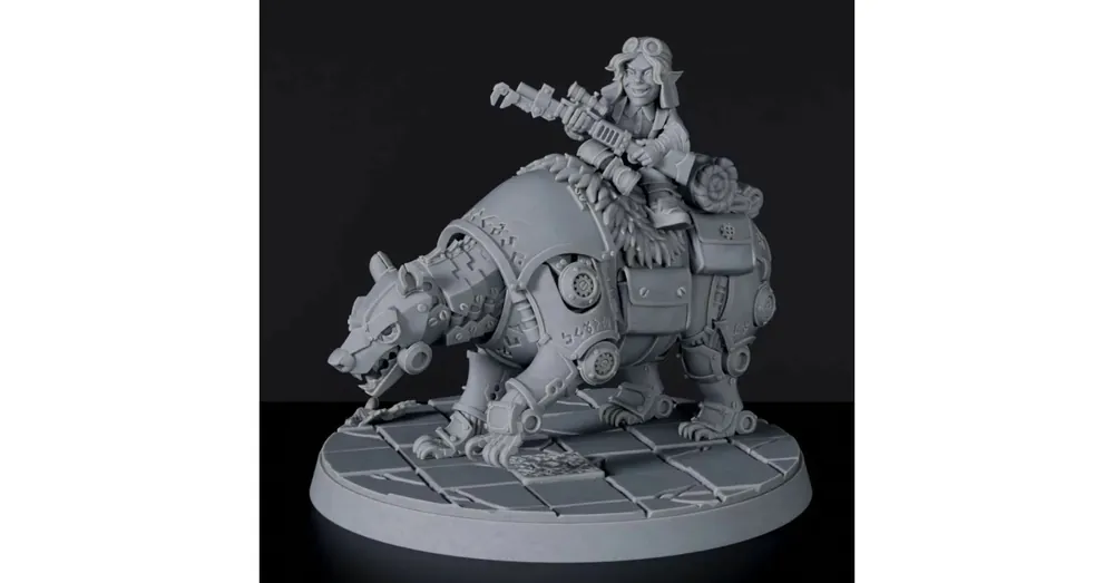 Olcsóbb Titan Forge Miniatures Gnome Female Artificer ver 1
