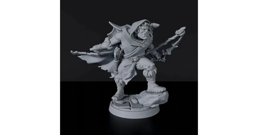 Titan Forge Miniatures Half-Orc Male Ranger ver 1 Szuper akció