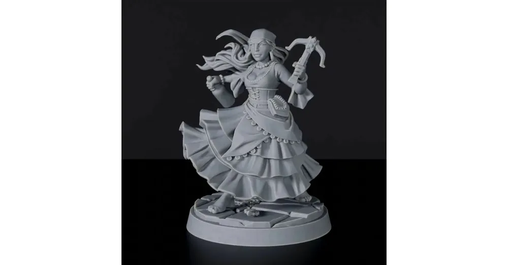 Titan Forge Miniatures Human Female Bard ver 3 Kedvezmény