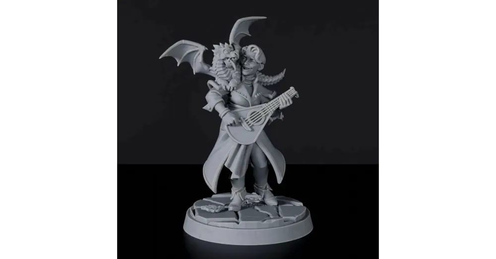 Olcsó Titan Forge Miniatures Human Female Bard ver 1
