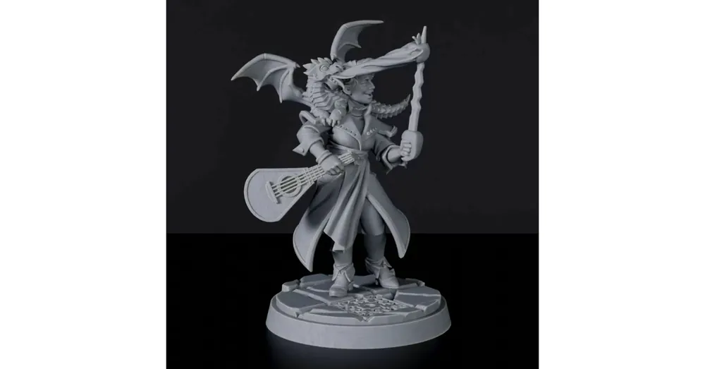 Rendeld meg most Titan Forge Miniatures Human Female Bard ver 2