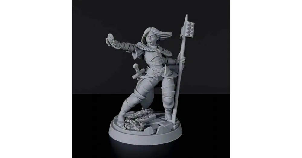 Legjobb ár Titan Forge Miniatures Human Female Cleric ver 1a
