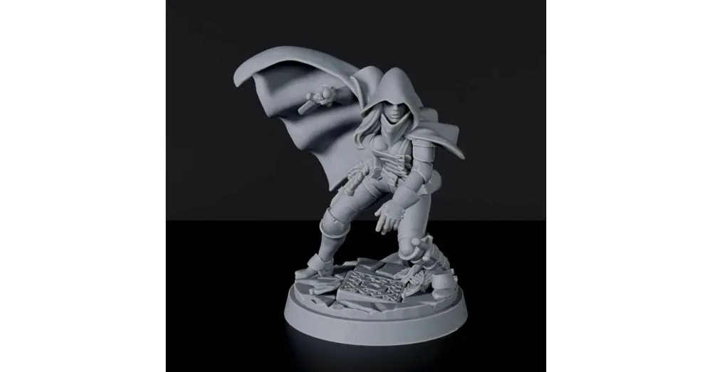 Titan Forge Miniatures Human Female Rogue Végkiárusítás