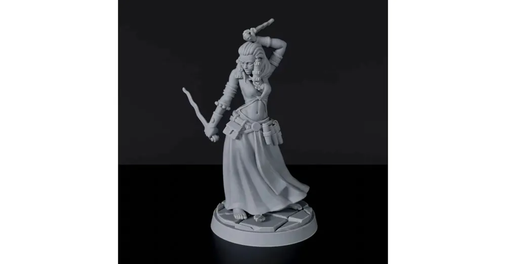 Legkelendőbb Titan Forge Miniatures Human Female Rogue / Bard ver 1
