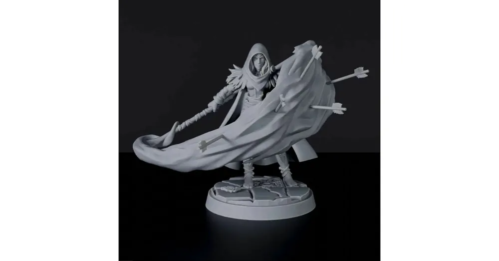 Titan Forge Miniatures Human Female Sorcerer ver 2 Gyors kiszállítás