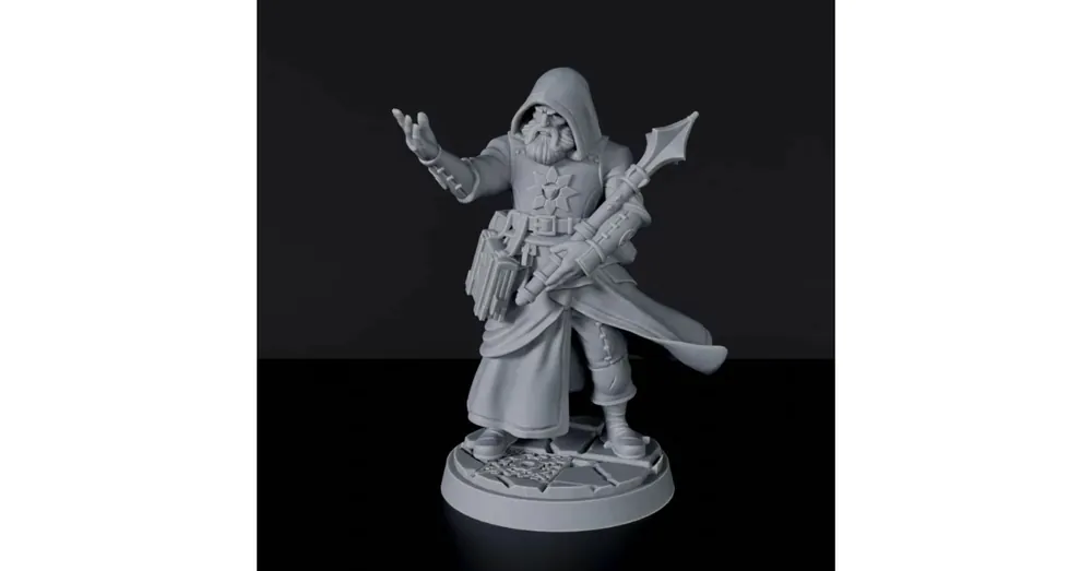 Titan Forge Miniatures Human Male Cleric ver 1 Legkelendőbb