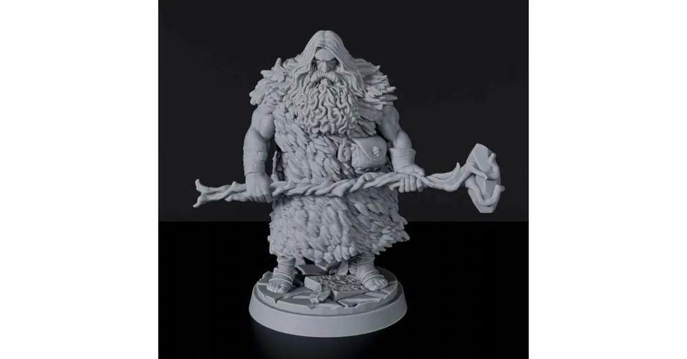 Biztonságos fizetés Titan Forge Miniatures Human Male Druid