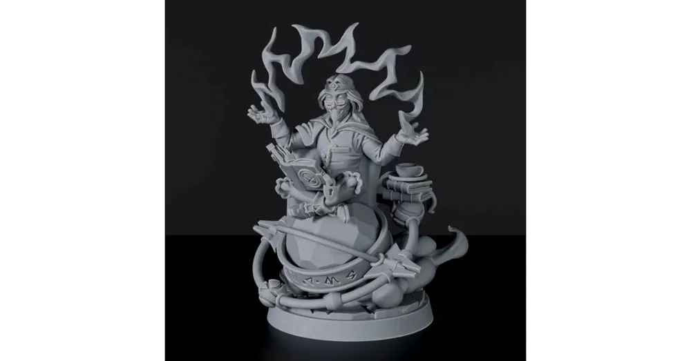 Legnépszerűbb Titan Forge Miniatures Human Male Wizard ver 3