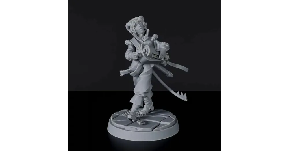 Titan Forge Miniatures Tiefling Female Bard ver 1 Szuper ajánlat