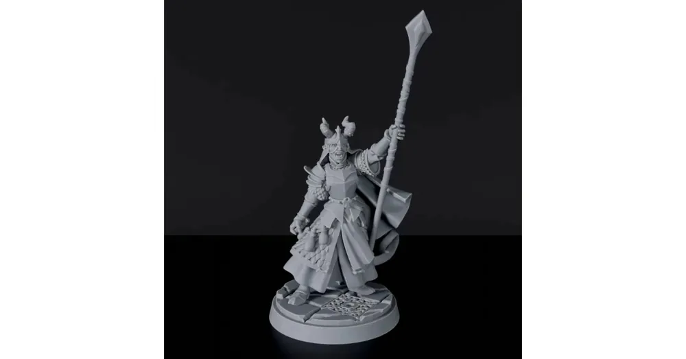 Outlet Titan Forge Miniatures Tiefling Female Cleric ver 3