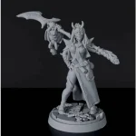 Titan Forge Miniatures Tiefling Female Warlock ver 1 Legjobb ár
