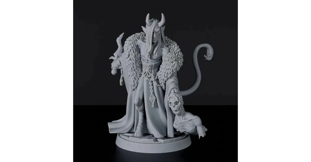 Titan Forge Miniatures Tiefling Male Warlock ver 1 Ajánlat
