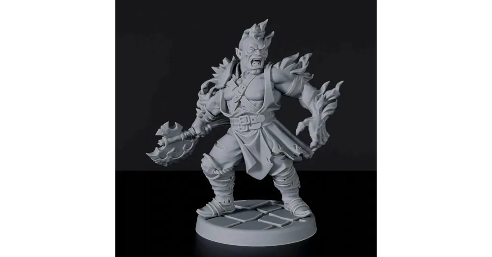 Végkiárusítás Titan Forge Miniatures Firebond Male Fighter ver 1