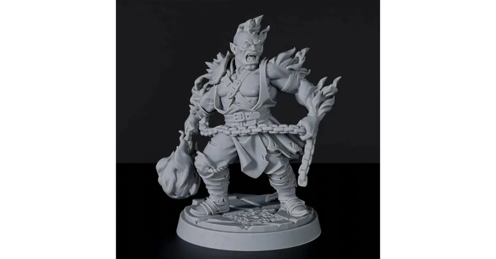 Titan Forge Miniatures Firebond Male Fighter ver 2 Ne maradj le