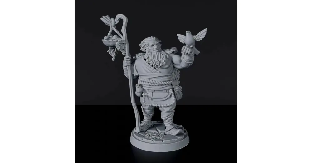Végkiárusítás Titan Forge Miniatures Half-Giant Male Druid ver 1