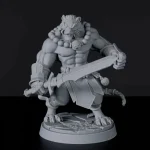 Különleges ajánlat Titan Forge Miniatures Tigerfolk Male Monk ver 3