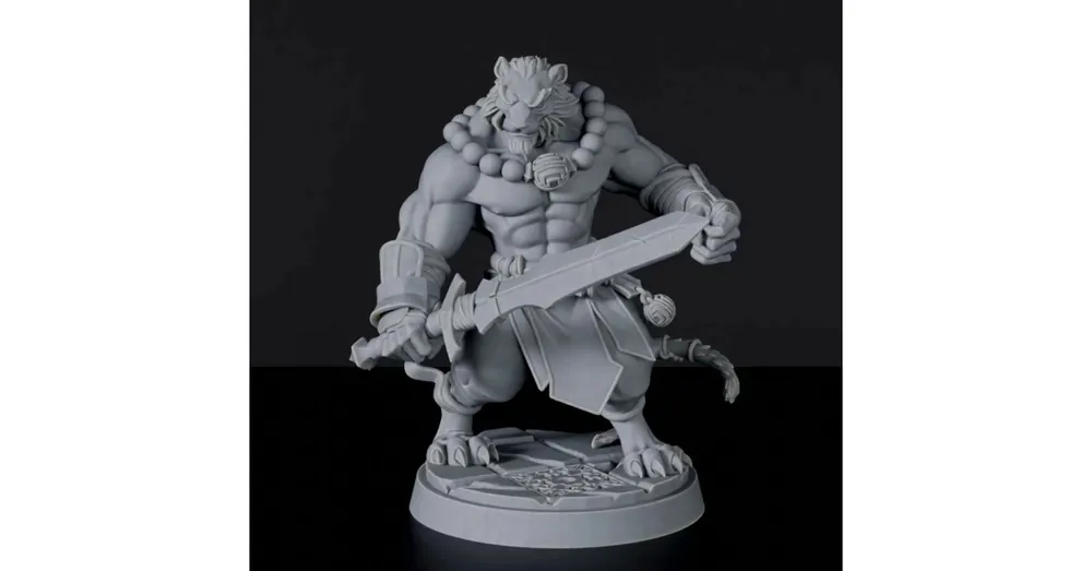Különleges ajánlat Titan Forge Miniatures Tigerfolk Male Monk ver 3