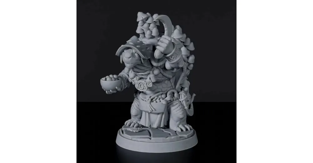 Titan Forge Miniatures Tortoisefolk Male Druid ver 3 Szezonális akció