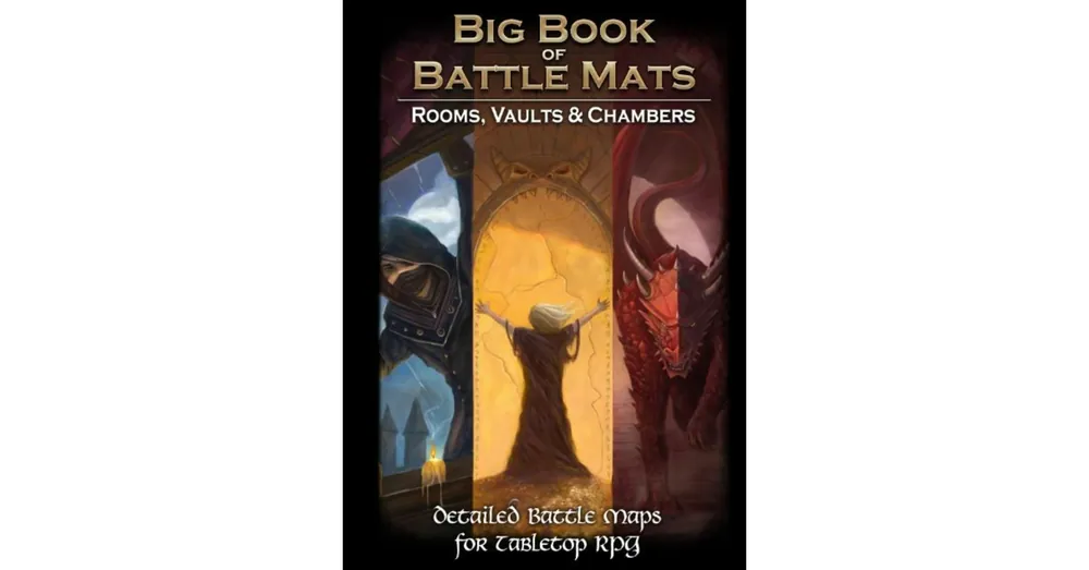 Bestseller Big Book of Battle Mats Rooms, Vaults and Chambers (Loke BattleMats)