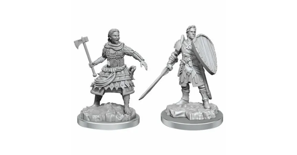 Árcsökkenés D&D Nolzur‘s Marvelous Miniatures Human Fighters