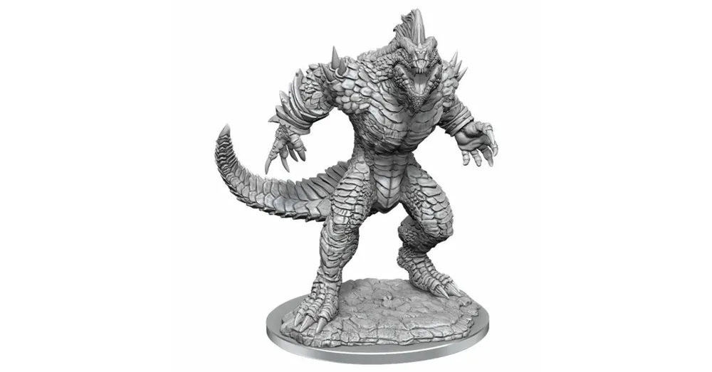 Gyors kiszállítás D&D Nolzur‘s Marvelous Miniatures Lizardfolk Render
