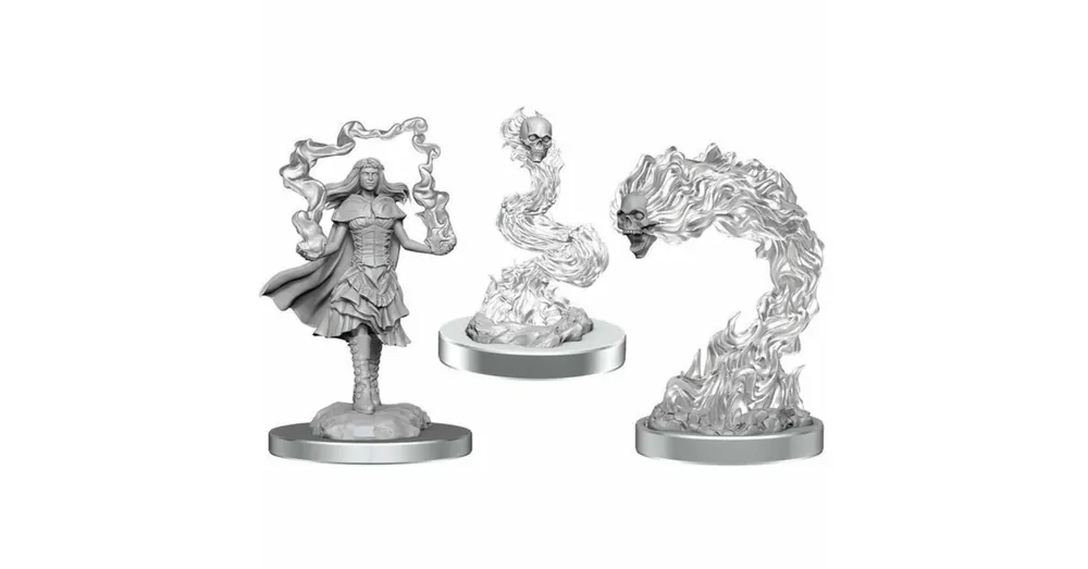 D&D Nolzur‘s Marvelous Miniatures Dark Spellcaster & Flameskulls Kihagyhatatlan ajánlat