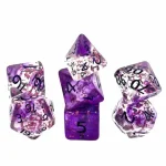 Dobókocka készlet Confetti Violet Sulfur Exkluzív ajánlat