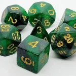 Dobókocka készlet Confetti Green Galaxy Legkelendőbb