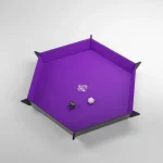 Magnetic Dice Tray, Hexagonal fekete/lila Olcsó