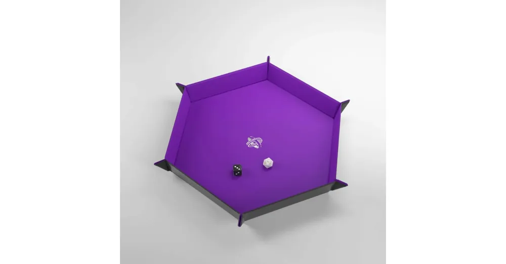 Magnetic Dice Tray, Hexagonal fekete/lila Olcsó