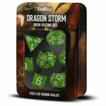 Népszerű Dobókocka készlet, Dragon Storm (Green) Silicone Set (7 darabos)