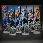 Vásárlói kedvenc Titan Forge Miniatures D20 Heroes - Protectors of the Faith