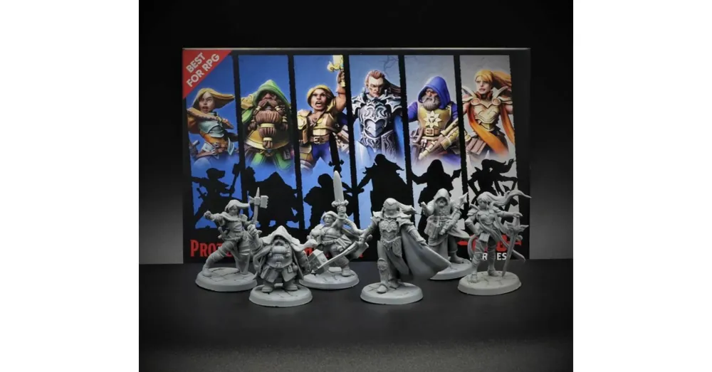 Vásárlói kedvenc Titan Forge Miniatures D20 Heroes - Protectors of the Faith