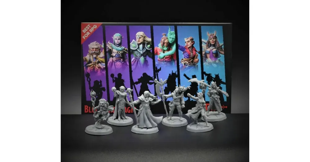 Rendeld meg most Titan Forge Miniatures D20 Heroes - Blood and Magic
