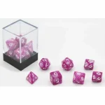 Vedd meg online Dobókocka készlet, 7 darabos, Roze márvány/gyöngy - 731866