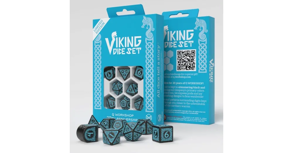 Dobókocka készlet - Q-Workshop 20 Years Special Viking Set Szuper ajánlat