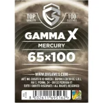 Azonnali szállítás Gamma X - Mercury sleeves (kártyavédő, 65x100 mm), 100 db/csomag