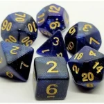 Árcsökkenés Dobókocka készlet Confetti Blue Galaxy