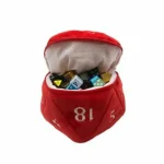 Kockatartó, plüss D20 (piros) Vedd meg online