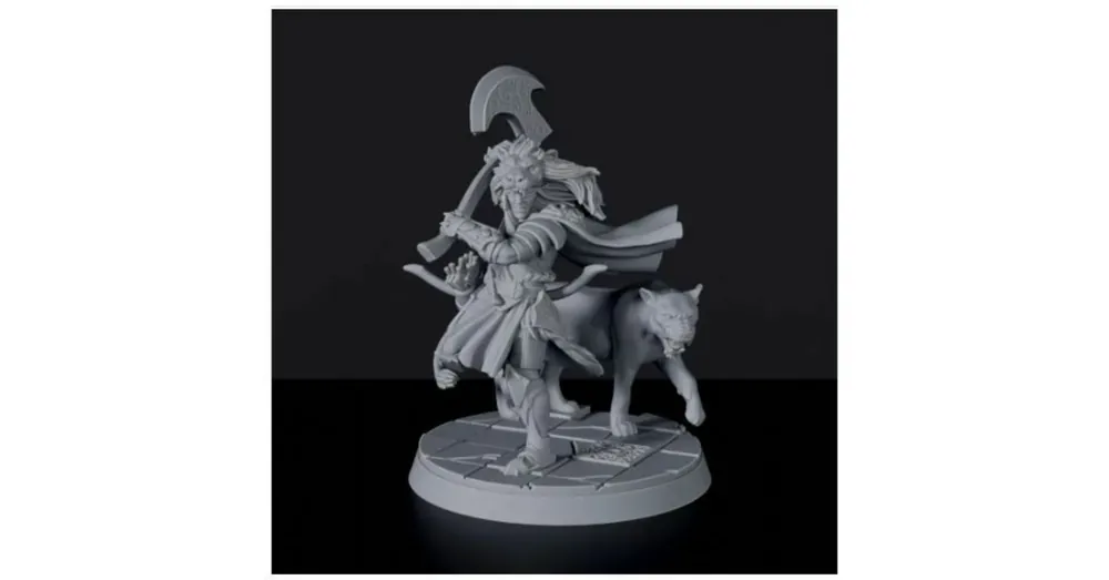 Bestseller Titan Forge Miniatures Lion Whiteclaw