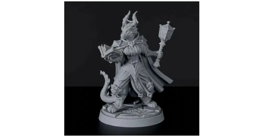 Különleges ajánlat Titan Forge Miniatures Dragonborn Female Wizard ver 1