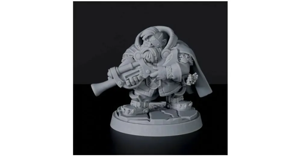 Expressz kézbesítés Titan Forge Miniatures Dwarf Male Ranger 2a