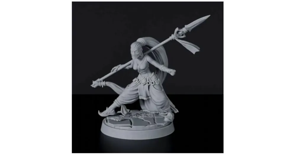 Vásárlói kedvenc Titan Forge Miniatures Human Female Rogue ver 3