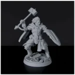 Azonnal elérhető Titan Forge Miniatures Human Male Fighter ver 1b